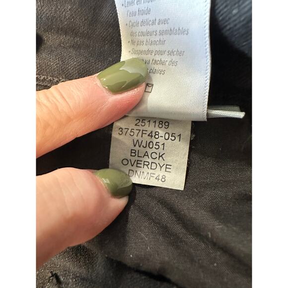 Paige Hoxton Ankle black denim w/ raw hem/ ankle fray size 32 - Picture 11 of 11